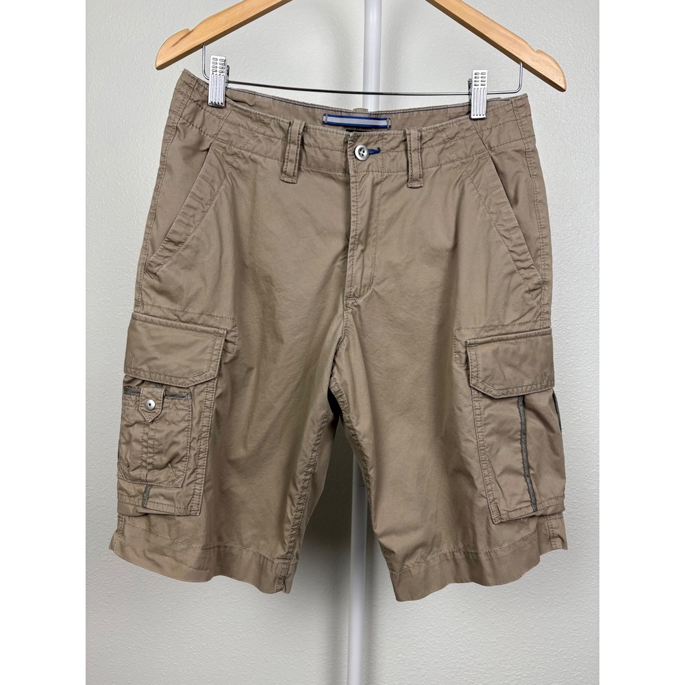 Gap Mens Cargo Shorts Khaki Tan Cotton Multi Pocket Size 29 Gorpcore Hiking